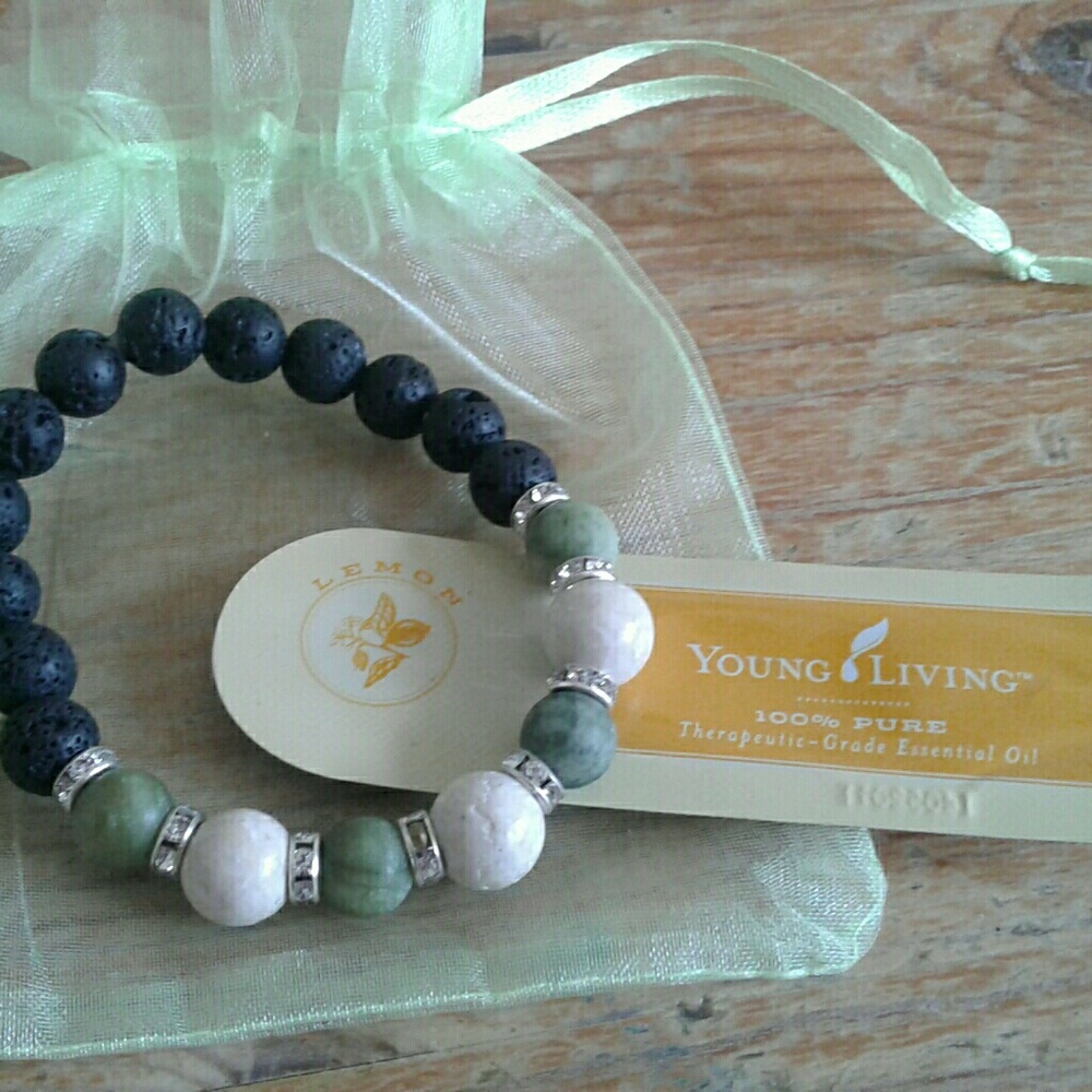 Handmade Diffuser Bracelet with Lava Rocks